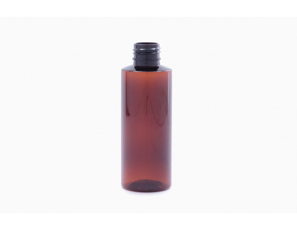 Envase cilíndrico 125ml ámbar 