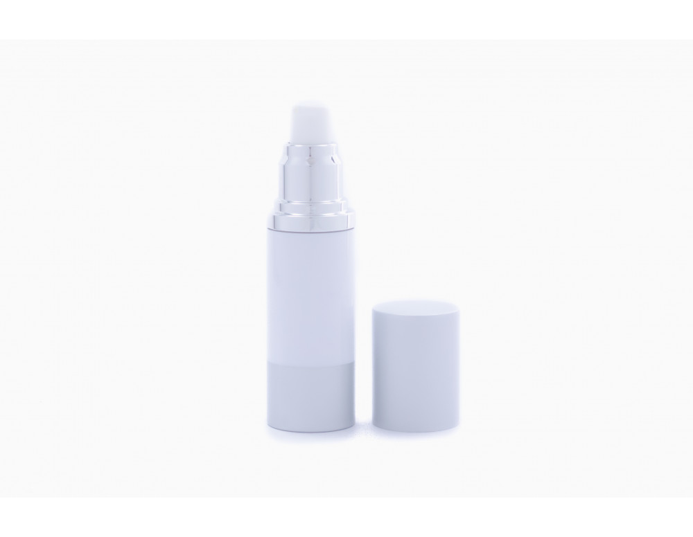 Línea airless 30ml plata brillante 