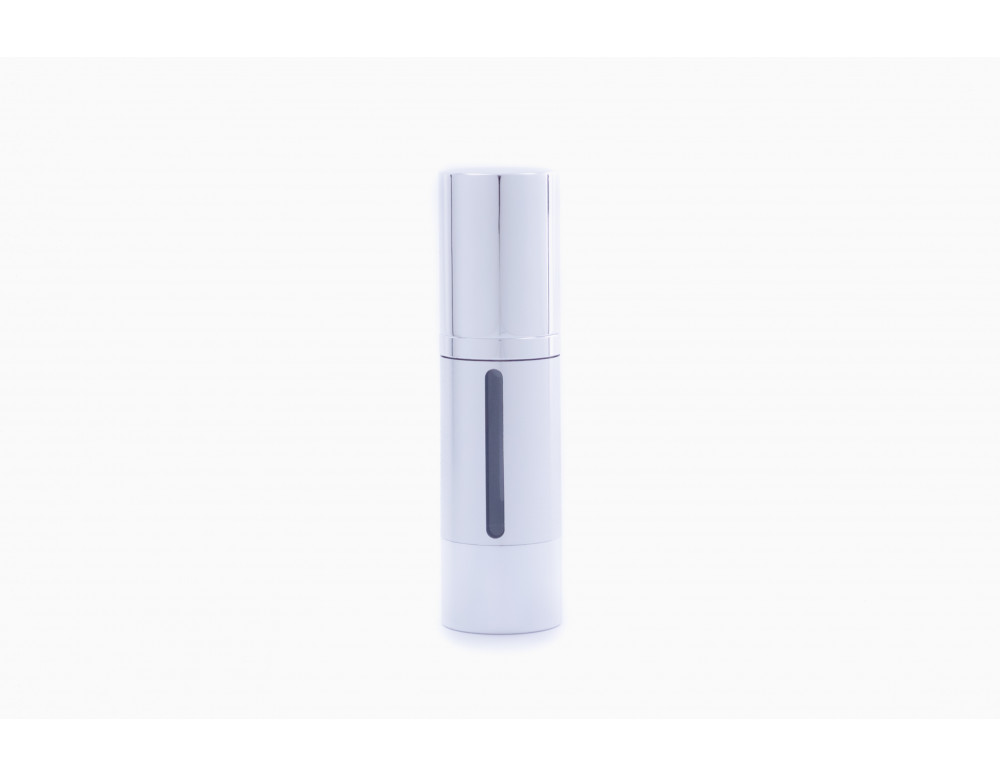 Línea airless 30ml plata brillante 